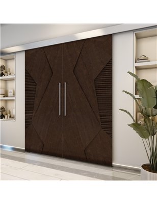Holzschiebetür Eco-Line - Wenge  Model 3033-2