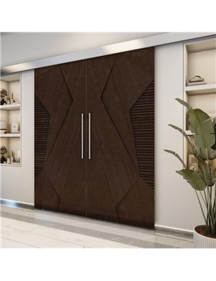 Holzschiebetür Eco-Line - Wenge  Model 3033-2