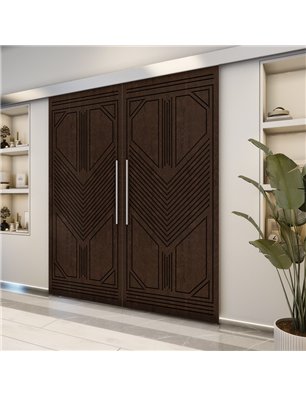 Holzschiebetür Eco-Line - Wenge  Model 3048-2