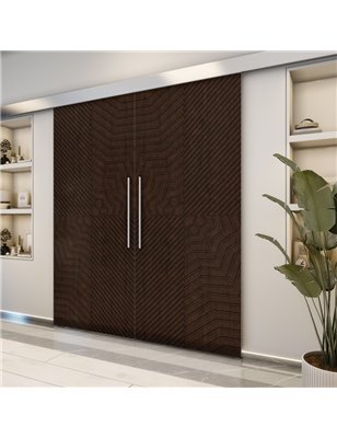 Holzschiebetür Eco-Line - Wenge  Model 3050-2