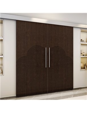 Holzschiebetür Eco-Line - Wenge  Model 3057-3