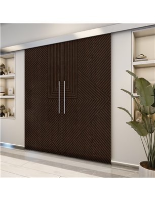 Holzschiebetür Eco-Line - Wenge  Model 3058-2