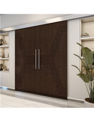 Holzschiebetür Eco-Line - Wenge  Model 3079-2
