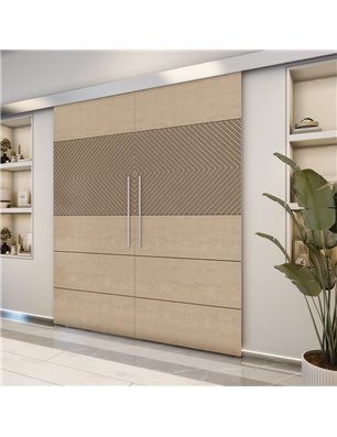 Holzschiebetür Eco-Line - Eiche  Model 3020-2