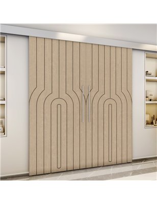 Holzschiebetür Eco-Line - Eiche  Model 3056-3