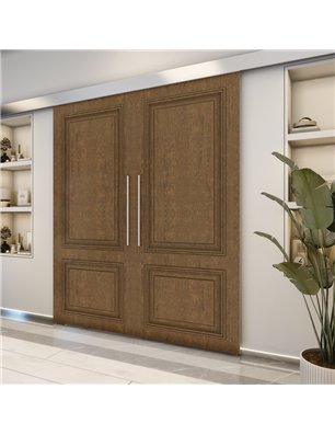 Holzschiebetür Eco-Line - Nussbaum  Model 3004-2