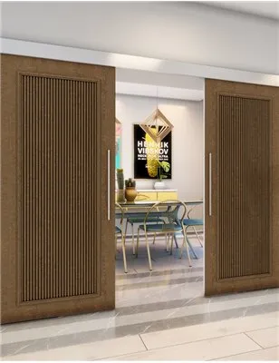 Holzschiebetür Eco-Line - Nussbaum Model 3005