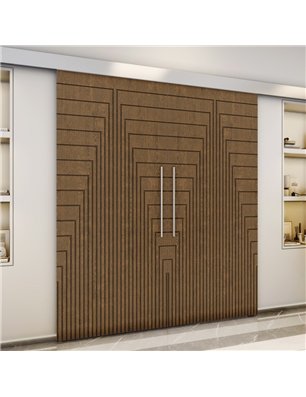 Holzschiebetür Eco-Line - Nussbaum  Model 3052-3
