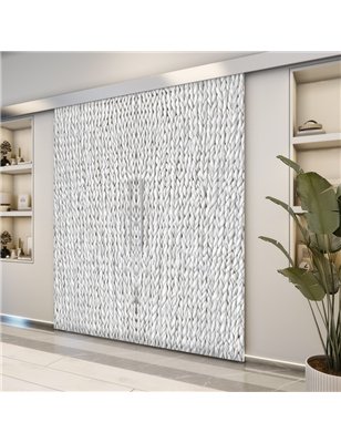 Holzschiebetür Eco-Line - Weiss 3D  Model 3030-2