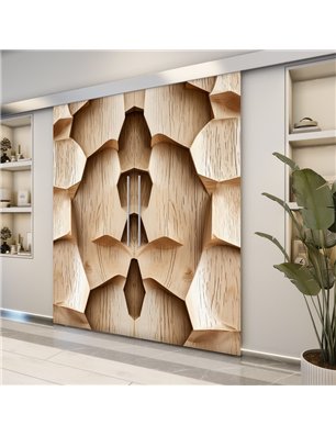 Holzschiebetür Eco-Line - Holzkunst  Model 3002-2