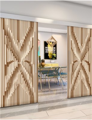 Holzschiebetür Eco-Line - Holzkunst  Model 3009