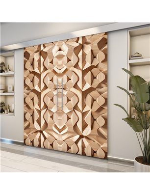 Holzschiebetür Eco-Line - Holzkunst  Model 3023-2