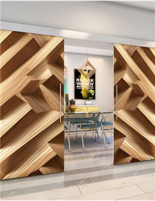 Holzschiebetür Eco-Line - Holzkunst  Model 3025