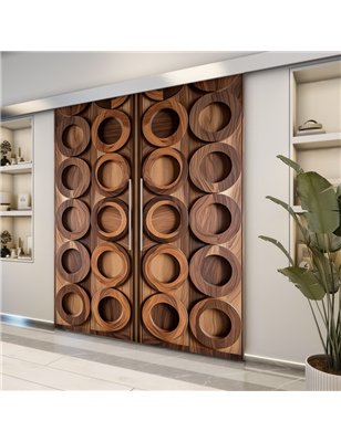 Holzschiebetür Eco-Line - Holzkunst  Model 3046-2