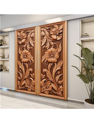 Holzschiebetür Eco-Line - Holzkunst  Model 3049-2