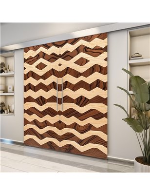 Holzschiebetür Eco-Line - Holzkunst  Model 3050-2