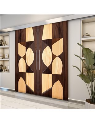 Holzschiebetür Eco-Line - Holzkunst  Model 3057-2