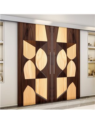 Holzschiebetür Eco-Line - Holzkunst  Model 3057-3