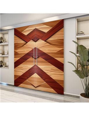 Holzschiebetür Eco-Line - Holzkunst  Model 3060-2