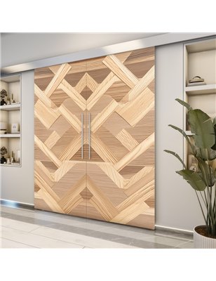 Holzschiebetür Eco-Line - Holzkunst  Model 3063-2