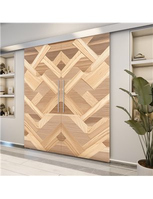 Holzschiebetür Eco-Line - Holzkunst  Model 3063-2