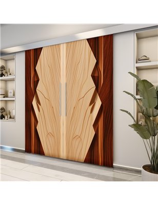 Holzschiebetür Eco-Line - Holzkunst  Model 3064-2
