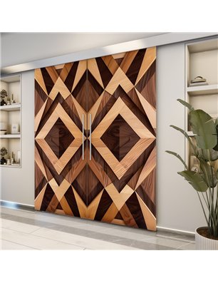 Holzschiebetür Eco-Line - Holzkunst  Model 3065-2