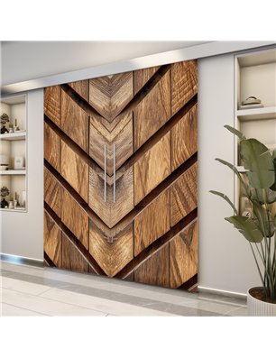 Holzschiebetür Eco-Line - Holzkunst  Model 3067-2