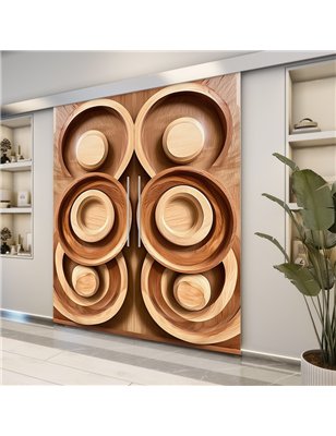 Holzschiebetür Eco-Line - Holzkunst  Model 3070-2