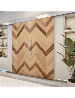 Holzschiebetür Eco-Line - Holzkunst  Model 3074-2
