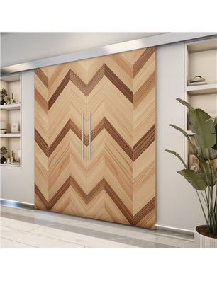 Holzschiebetür Eco-Line - Holzkunst  Model 3074-2