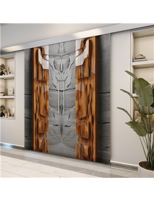Holzschiebetür Eco-Line - Holzkunst  Model 3076-2