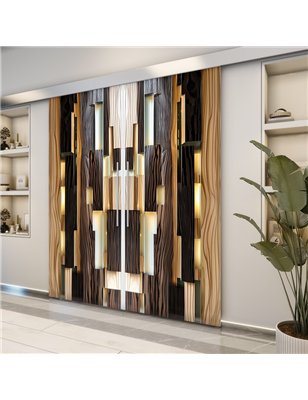 Holzschiebetür Eco-Line - Holzkunst  Model 3097-2