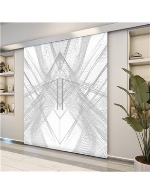 Holzschiebetür Eco-Line - Geometrie  Model 3040-2