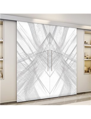 Holzschiebetür Eco-Line - Geometrie  Model 3040-3