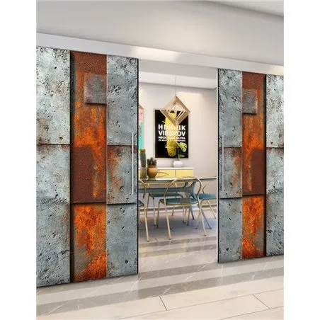 Holzschiebetür Eco-Line - Industrie Model 3010