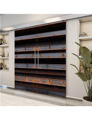 Holzschiebetür Eco-Line - Industrie  Model 3027-2