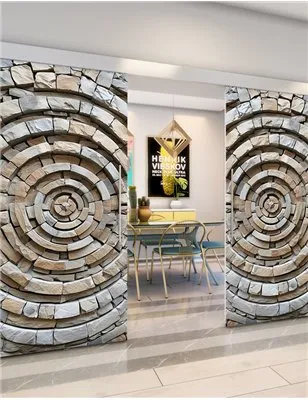 Holzschiebetür Eco-Line - Beton und Stein Model 3016