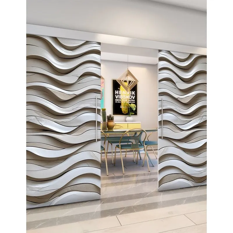 Holzschiebetür Eco-Line - Beton und Stein Model 3019