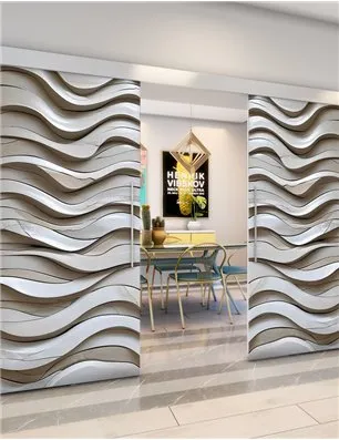 Holzschiebetür Eco-Line - Beton und Stein Model 3019