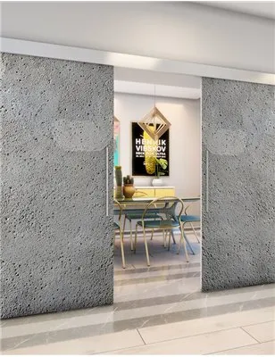 Holzschiebetür Eco-Line - Beton und Stein Model 3056