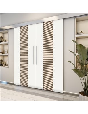 Holzschiebetür Eco-Line - Design-Linien  Model 3027-2
