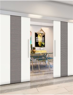 Holzschiebetür Eco-Line - Design-Linien  Model 3028