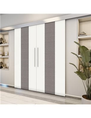 Holzschiebetür Eco-Line - Design-Linien  Model 3028-2