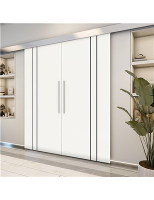 Holzschiebetür Eco-Line - Design-Linien  Model 3053-2