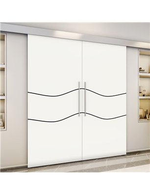 Holzschiebetür Eco-Line - Design-Linien  Model 3057-3