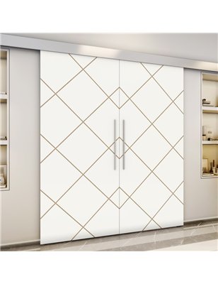Holzschiebetür Eco-Line - Design-Linien  Model 3070-3