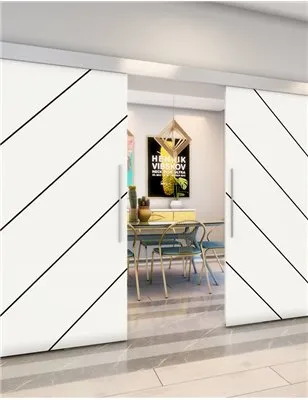 Holzschiebetür Eco-Line - Design-Linien Model 3076