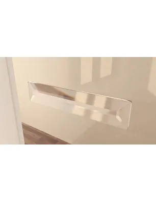 Ganzglastür METZ mit Facettensteinen