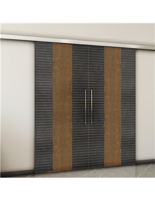 Holzschiebetür Slim-Line - Holz-Mix  Model 3013-2